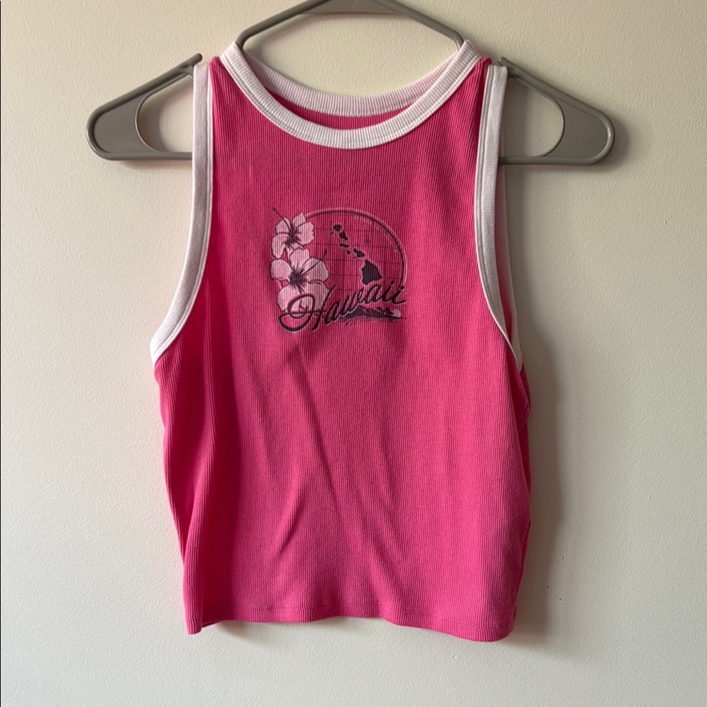 Pink Hawaii Tank Top